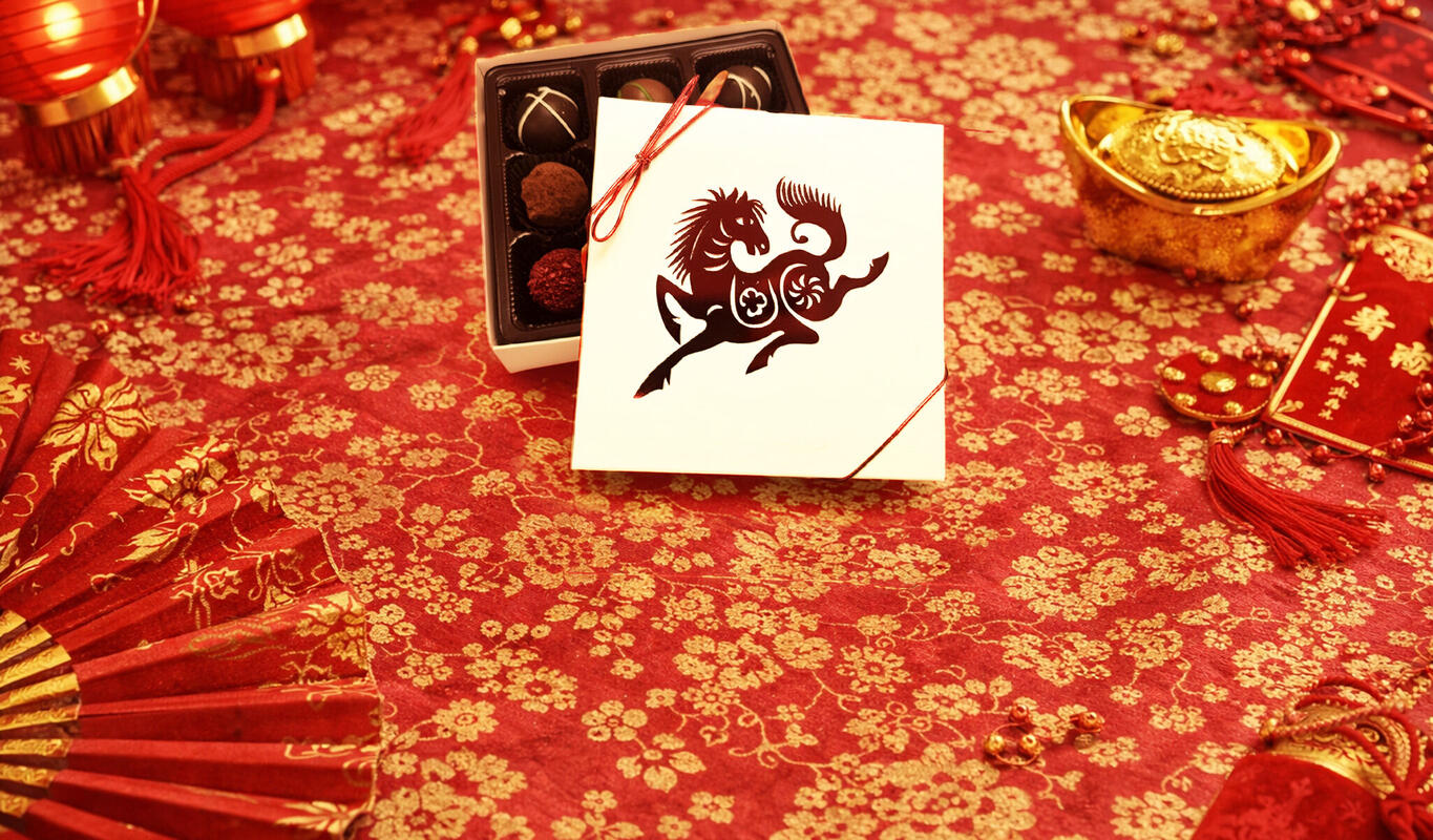 Chinese New Year 9 Piece Truffle Box | Chocolates A La Carte